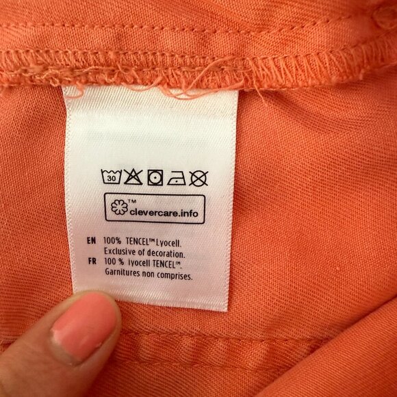 Tentree Tencel Instow Coral Regular Mid-rise Pull-on Short - Picture 5 of 5